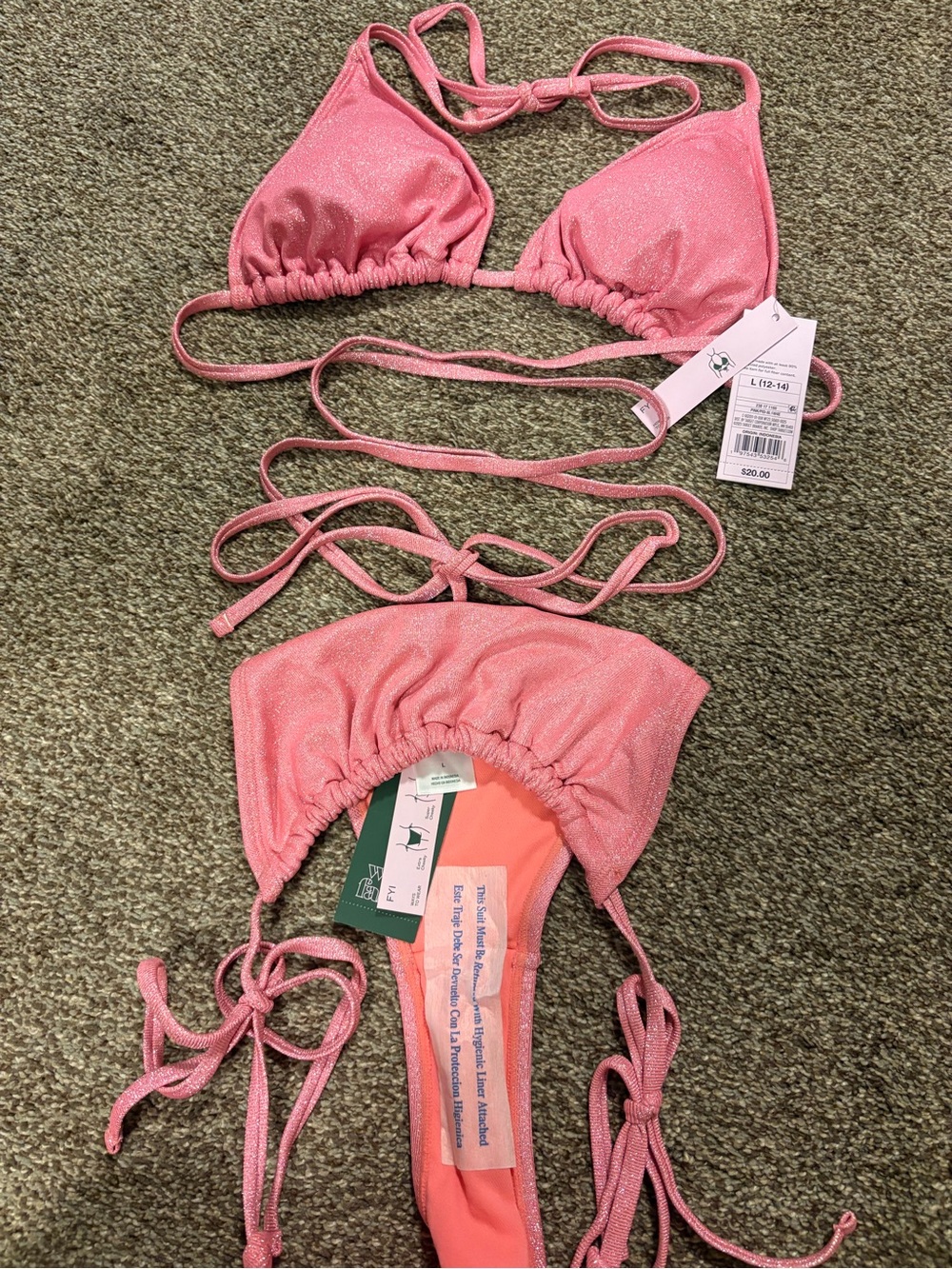 Triangle String Bikini Set - Picture 4 of 4